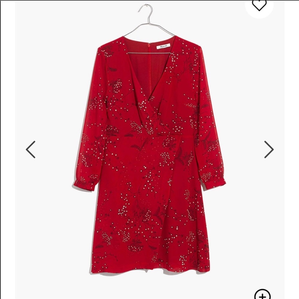 Madewell Hazelwood Faux Wrap Mini Dress